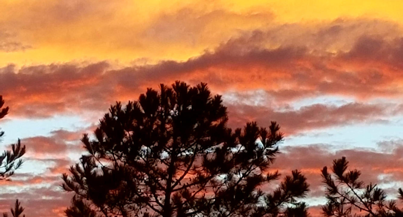 Sunset at Fourche Mountain Adventures Campground